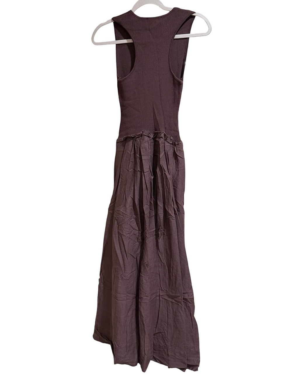 ๐ค DISSH Holly Bitter Choc Hybrid Midi Dress Size 4 Brown Minimalist Dress - Picture 14 of 16